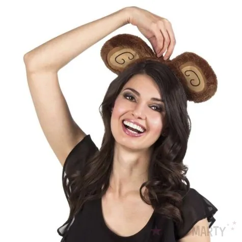 opaska party uszy malpki brazowa boland