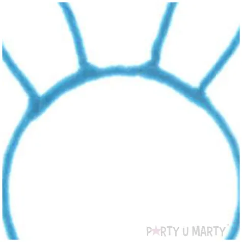 opaska party uszy zajaczka blekitna arpex