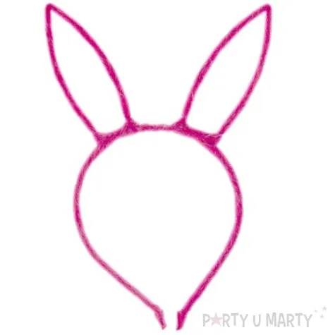 opaska party uszy zajaczka rozowa arpex