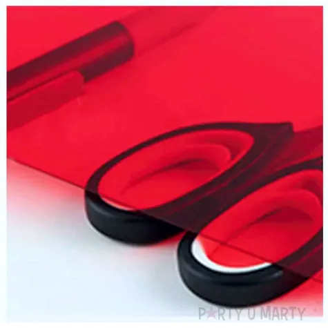 opaska party walentynki serce classic czerwony transparent