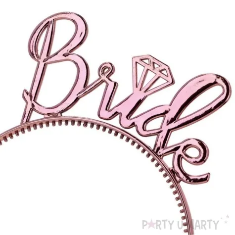 opaska party wieczor panienski bride rose gold dekolo