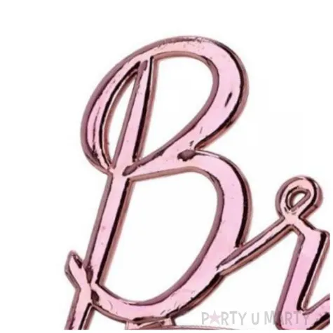 opaska party wieczor panienski bride rose gold dekolo