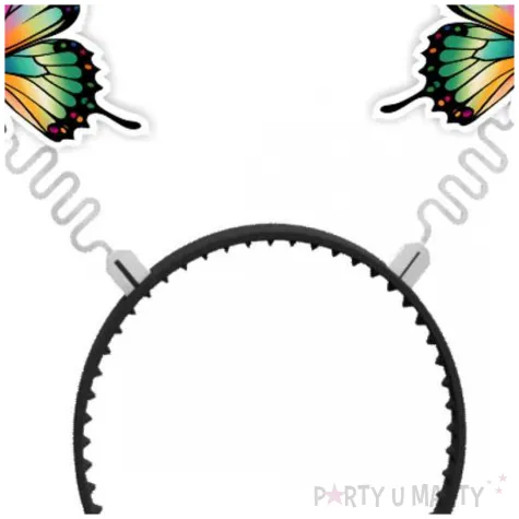 opaska party wiosna kolorowe motylki dodatek do stroju swieto wiosny