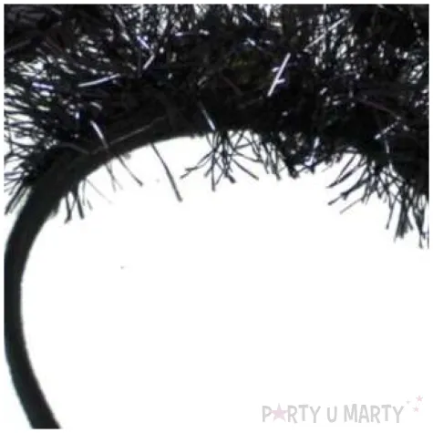 opaska party wlochate oczy potwora led czarne 7 7