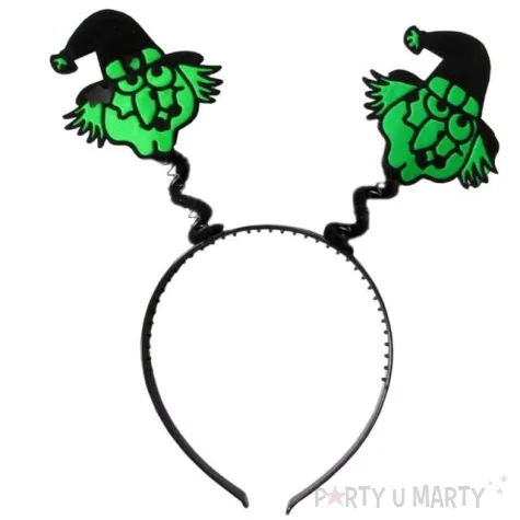opaska party zielone wiedzmy czarna arpex