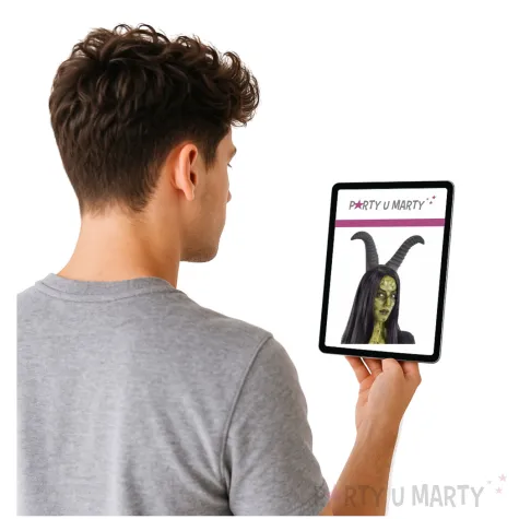 opaska rogi demona wielkie czarne carnival toys