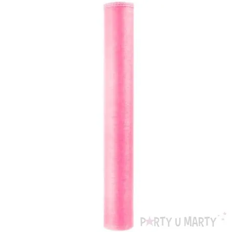 organza classic obszywana rozowy jasny partydeco 0 38 x 9 m