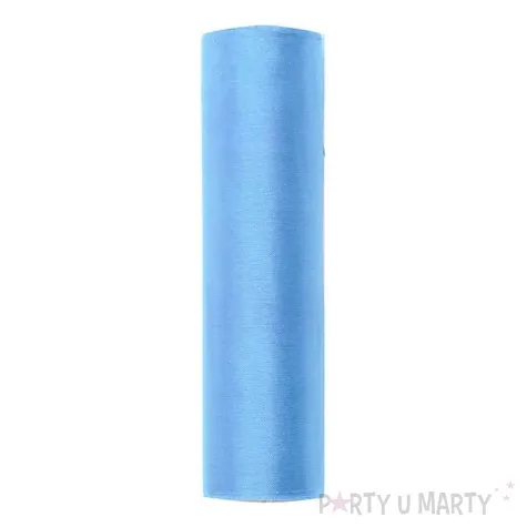 organza gladka blekitna partydeco 0 16 x 9 m