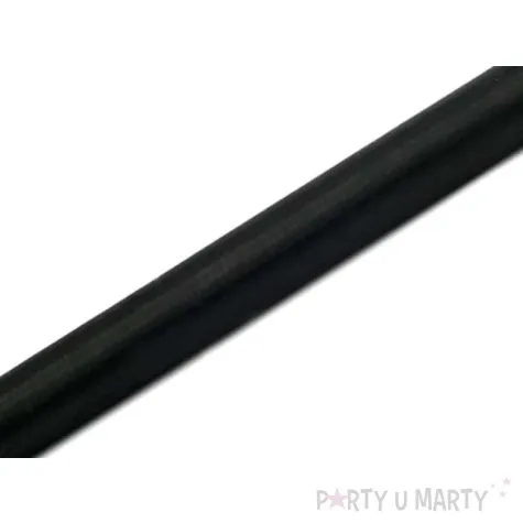 organza gladka czarna partydeco 0 36 x 9 m