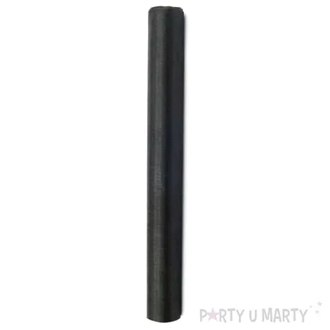 organza gladka czarna partydeco 0 36 x 9 m