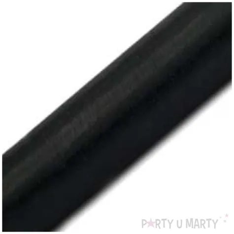 organza gladka czarna partydeco 0 36 x 9 m