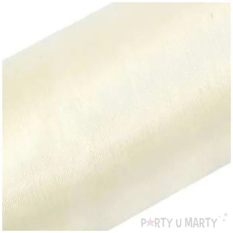 organza gladka kremowa jasna partydeco 0 16 x 9 m
