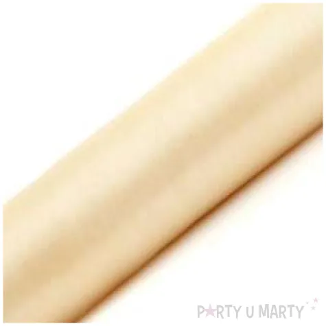 organza gladka kremowa partydeco 0 36 x 9 m