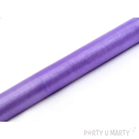 organza gladka liliowa partydeco 0 36 x 9 m
