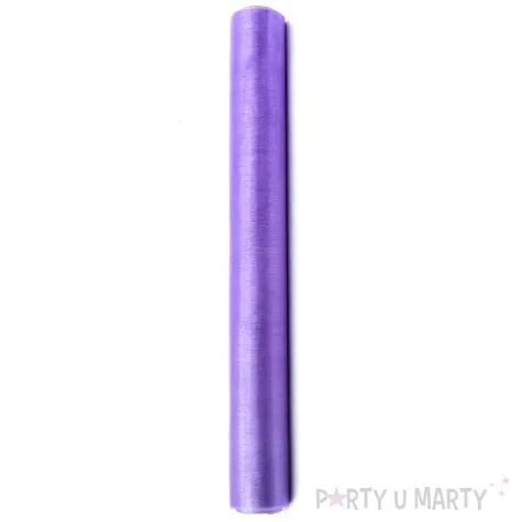 organza gladka liliowa partydeco 0 36 x 9 m