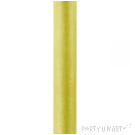 organza gladka obszywana zielona partydeco 0 38 x 9 m
