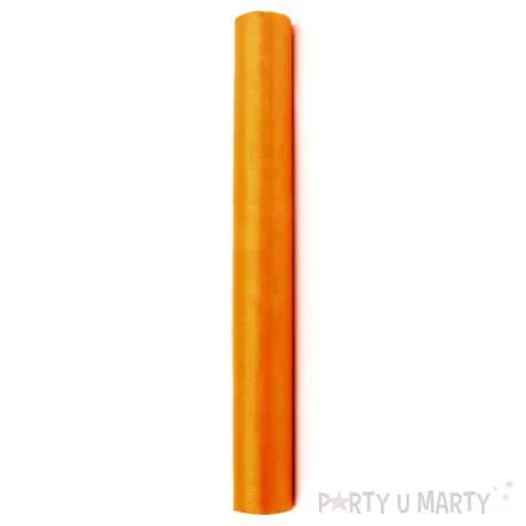 organza gladka pomaranczowa partydeco 0 36 x 9 m