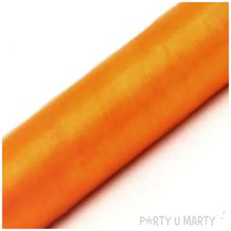 organza gladka pomaranczowa partydeco 0 36 x 9 m