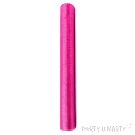 organza gladka rozowa ciemna partydeco 0 36 x 9 m