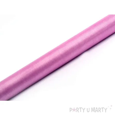 organza gladka rozowa partydeco 0 36 x 9 m