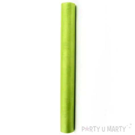 organza gladka zielona jasna partydeco 0 36 x 9 m