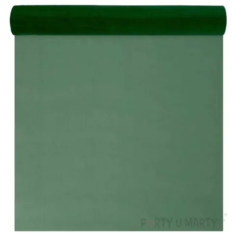 organza gladka zielony ciemny partypal 0 36 x 9 m