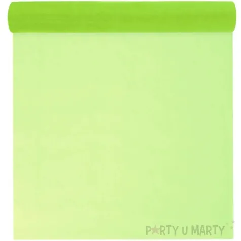 organza gladka zielony partypal 0 36 x 9 m