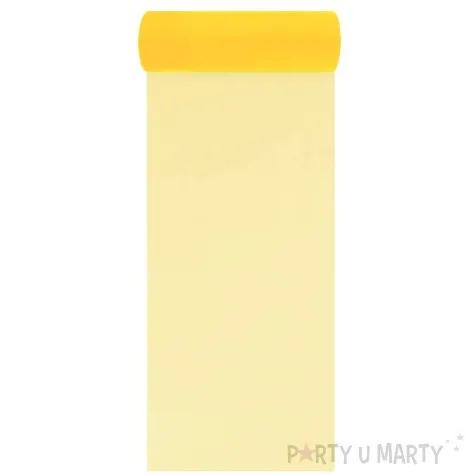 organza gladka zolty partypal 0 16 x 9 m