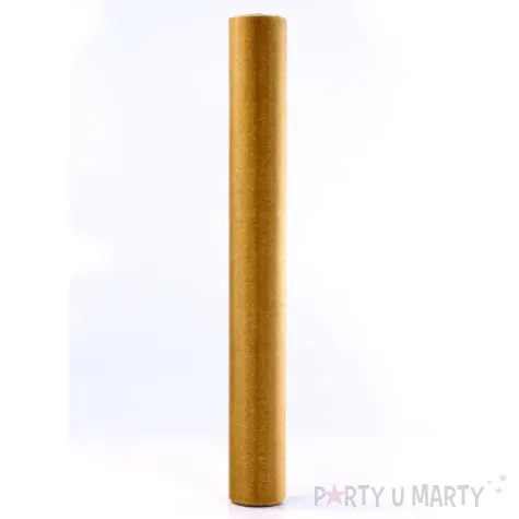 organza glitter zloty partydeco 0 36 x 9m