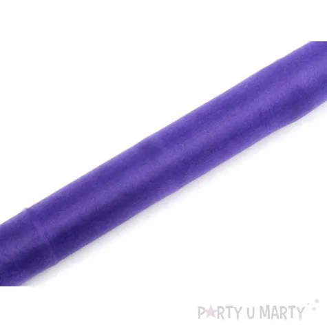 organza snow fioletowa partydeco 0 36 x 9 m