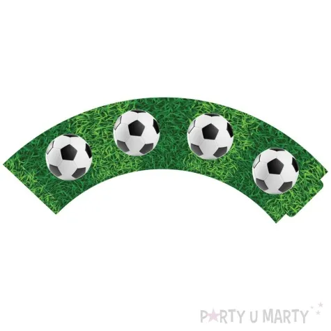 oslonki dekoracyjne pilka nozna zielony congee 6 szt