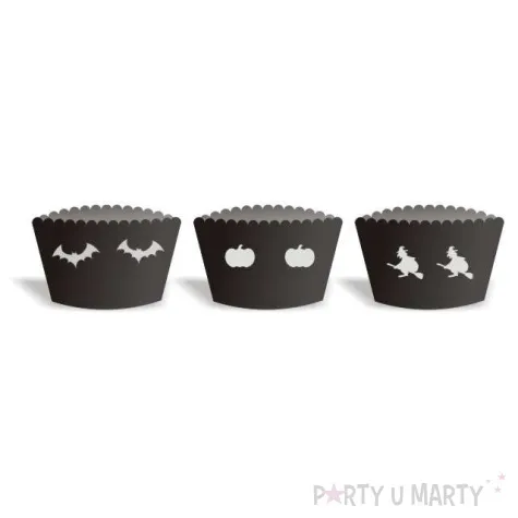 oslonki na muffinki halloween mix 6 szt