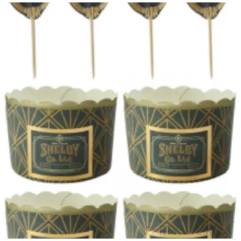 oslonki na muffinki peaky blinders pikery mix smiffys 8 szt