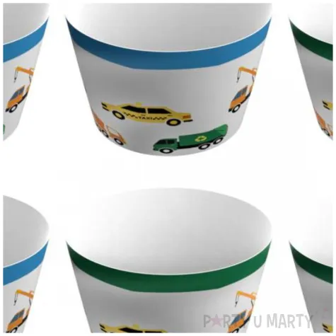 oslonki na muffinki samochodziki congee 6 szt