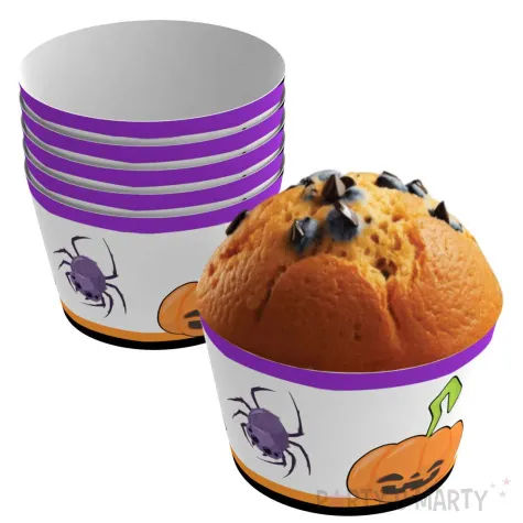 oslonki na muffinki straszne halloween dynia 6 szt