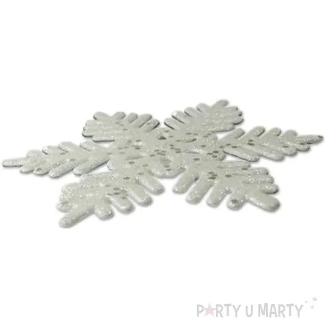 ozdoba choinkowa brokatowe sniezynki titanum 15 cm 2 szt