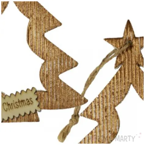 ozdoba choinkowa choinka merry christmas titanum 12 cm 2 szt