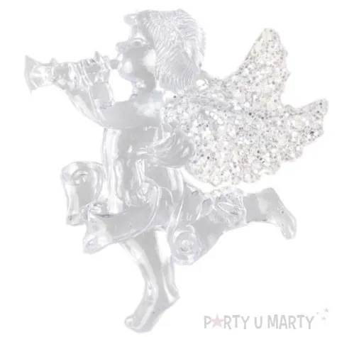 ozdoba choinkowa swiateczny aniolek akryl arpex