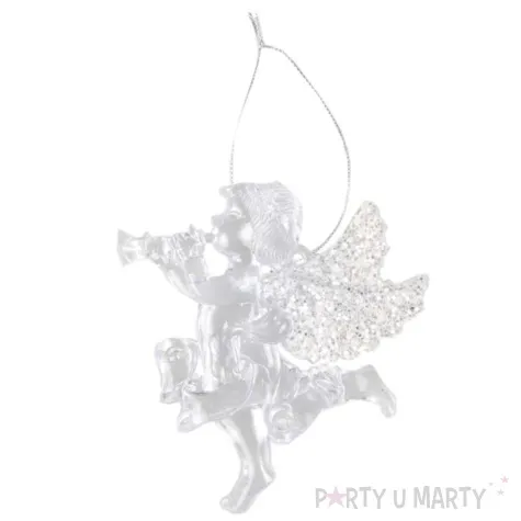 ozdoba choinkowa swiateczny aniolek akryl arpex