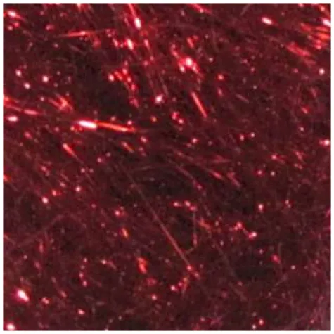 ozdoba choinkowa wlos anielski czerwony arpex 10 g