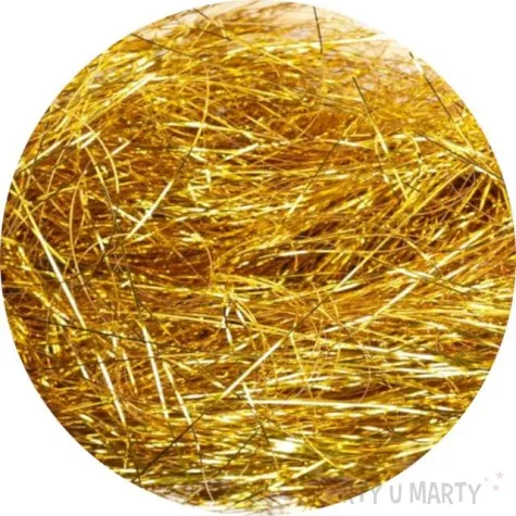 ozdoba choinkowa wlos anielski zloty titanum 20 g