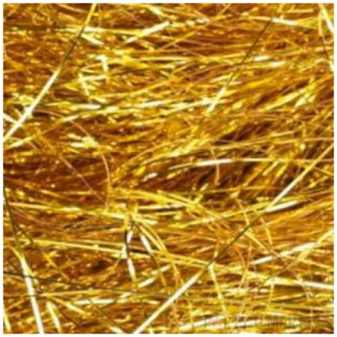 ozdoba choinkowa wlos anielski zloty titanum 20 g