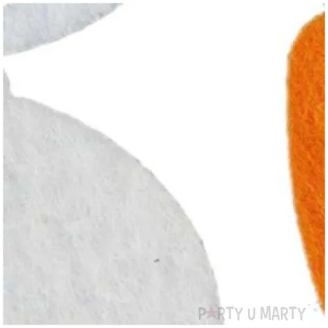 ozdoba filcowa zajace i marchewki titanum 18 szt