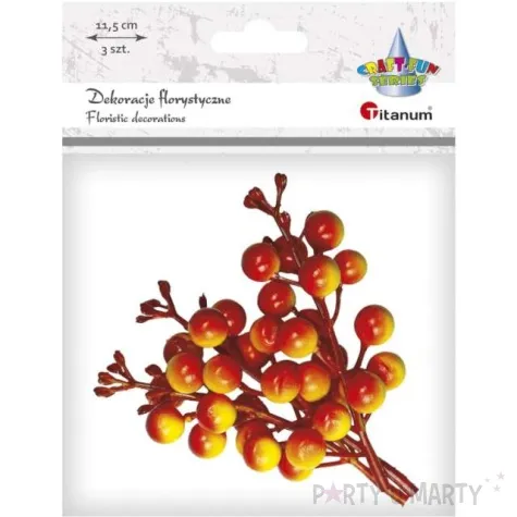 ozdoba na piku winobluszcz titanum 3 szt