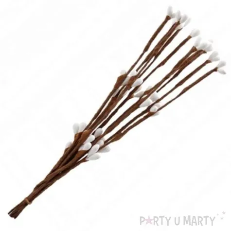 ozdoba papierowa bazie na druciku aliga 15cm 10szt