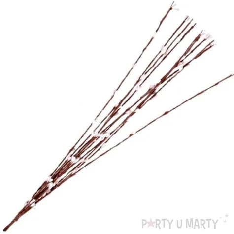 ozdoba papierowa bazie na druciku aliga 40cm 10szt