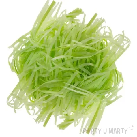 ozdoba papierowa trawa zielony arpex 40 g