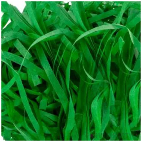 ozdoba papierowa trawa zielony ciemny arpex 40 g