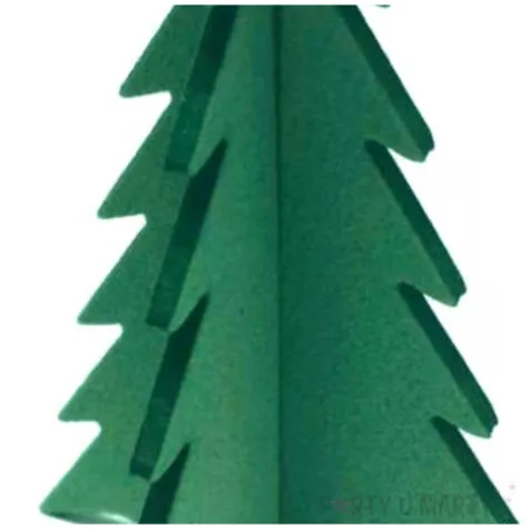 ozdoba pg3d01 pvc 2 mm choinka 3d zielona