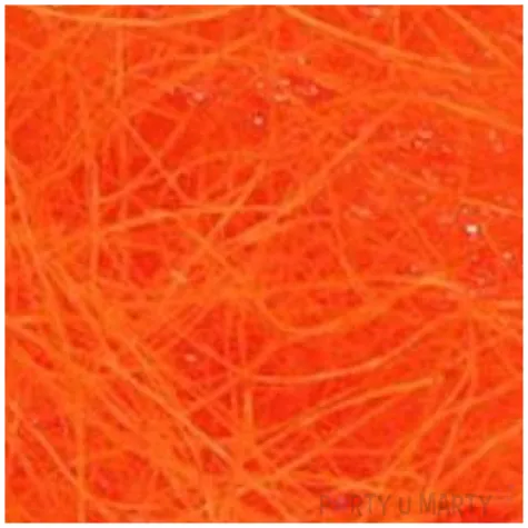 ozdoba sizal sianko pomaranczowy aliga 30g